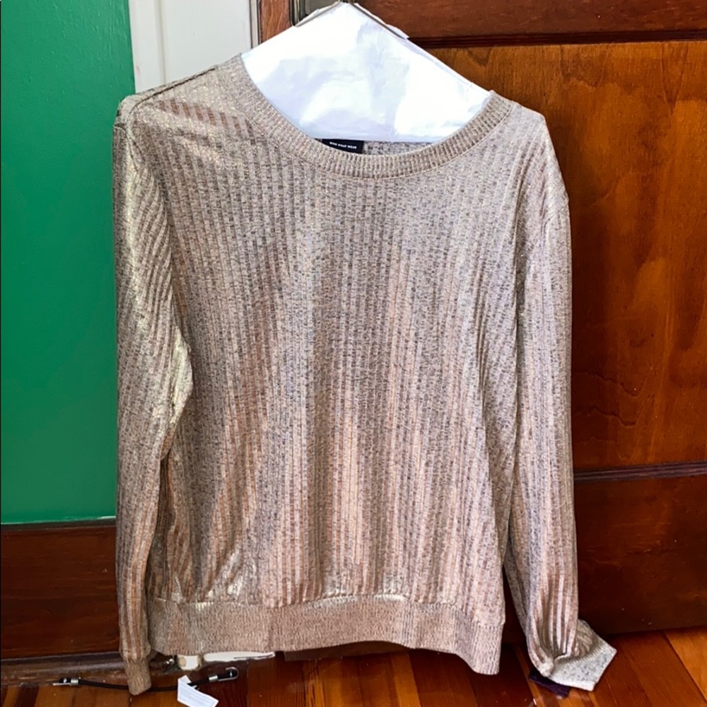Gold blouse